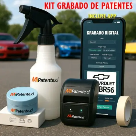 Kit de grabado de patentes: impresora térmica, papel y pasta de grabado